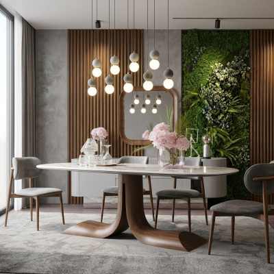 Esszimmer Esstisch 4x Stühle Luxus Komplett Set 4tlg Ess Gruppe Holz Tisch
