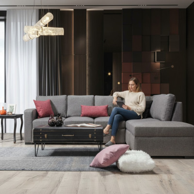 Wohnzimmer Polster Möbel Luxus Ecksofa L-Form Modern Design Sofa Couch