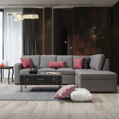 Wohnzimmer Polster Möbel Luxus Ecksofa L-Form Modern Design Sofa Couch