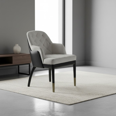 Stuhl mit Armlehnen Designer Luxus Möbel Esszimmer Neu Einrichtung