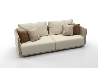 Sofa 3 Sitzer Möbel Stoff Dreisitzer Sofas Luxus Wohnzimmer 235cm Textil