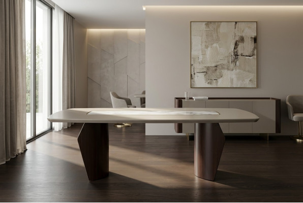 Esszimmer Esstisch Modern luxuriös Esszimmer Design Möbel von Holz 