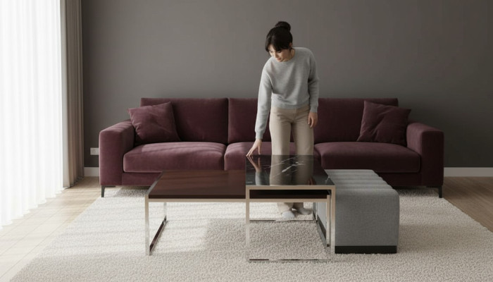 Wohnzimmer Set Modern Luxus Sofagarnitur 3 tlg Polster Möbel Textil Neu 