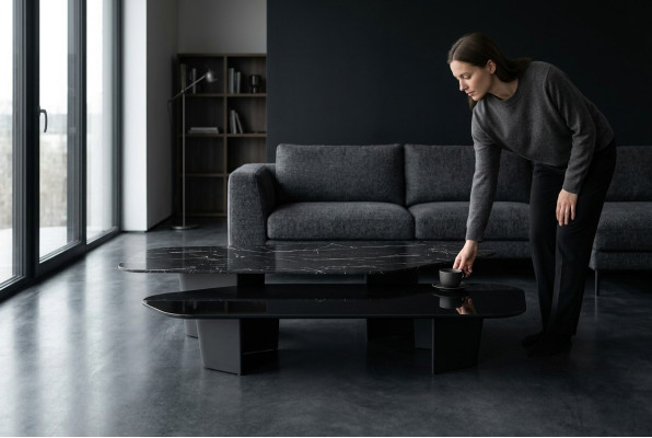 Luxus Couchtisch Holz Tische Wohnzimmer Hochwertige Möbel Beistellitsch