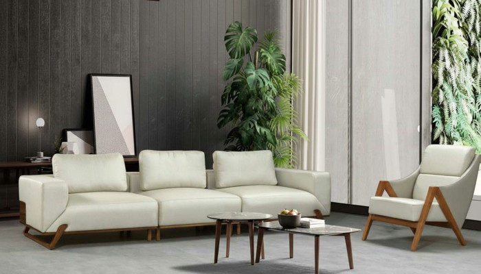 Sofagarnitur 3+1 Sitzer 3 Sessel Garnituren Stoff Wohnzimmer Set 3tlg