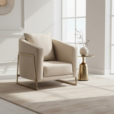Sessel 1 Sitzer Textil Lounge Polster Luxus Sitz Relax neu Wohnzimmer