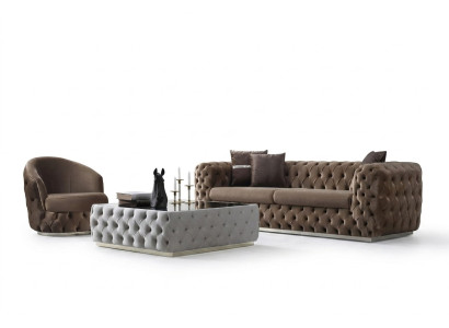 Designer Wohnzimmer set 3 + 1 Sitzer Möbel Luxus und Modernes set 2tlg