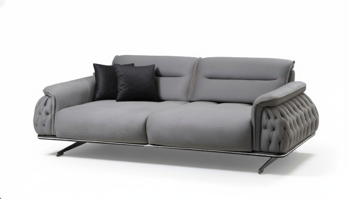 Designer weich 3 Sitzer Sofa für Wohnzimmer Textil Polstermöbel neu Luxus
