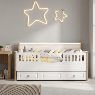 PerfekteKinderbett Bett Kindermöbel Weiß Garnitur Moderne Kinder neu