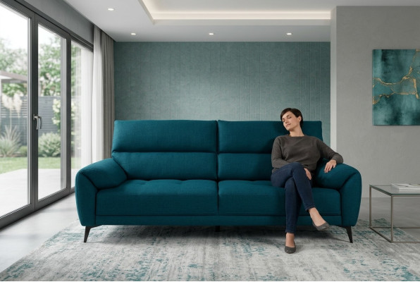  Designer Stilvoller 3-Sitzer Wohnzimmer Polster Couchen Dreisitzer Neu