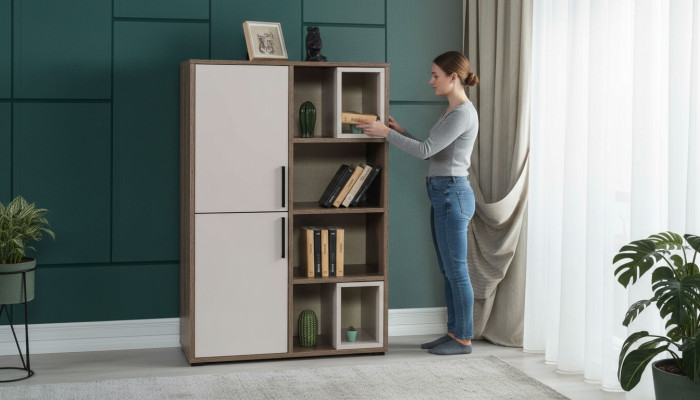Modernes Weißes Bücherregal Kinderzimmer Möbel Designer Holz Schränke