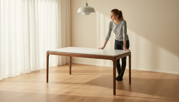Exclusive Designer Esstisch Modern Möbel in Esszimmer Weiße Design