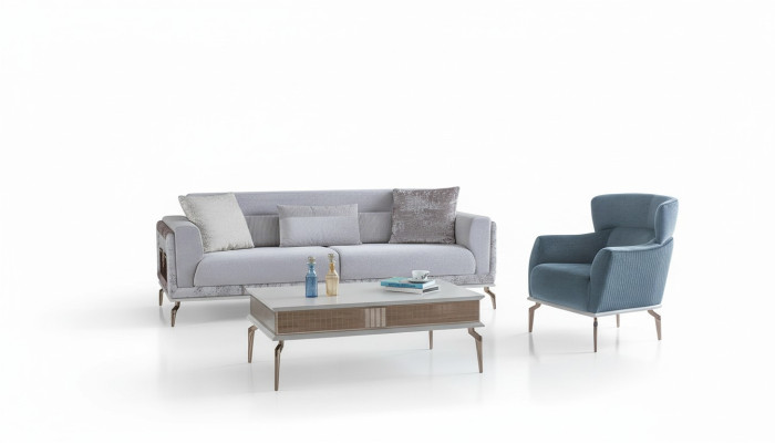 Wohnzimmer Set Garnitur Gruppe Einrichtung Sofa Couchen Couchtisch 3tlg