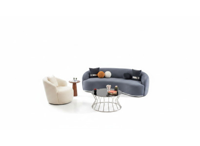 Designer Wohnzimmer Set Sofa 2tlg. Sofagarnitur 3+1 Sitzer Couchen