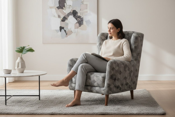 Luxus Möbel Dreisitzer Sessel 1 Sitzer Modern Sessel Polster Textil