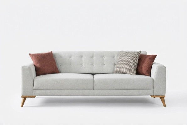 Luxus Sofa 3 - Sitzer Design Möbel Stilvoll Wohnzimmer Dreisitzer Couch