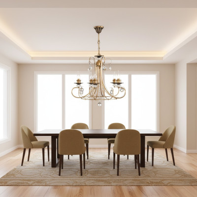 Kronleuchter Kristall- Moderner Kronleuchter schickes Interieur Lampe Leuchte