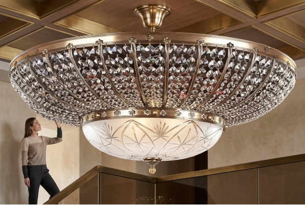 Kronleuchter Lampe Hängeleuchte Lampen Kristalllampe Deckenleuchte 100x40