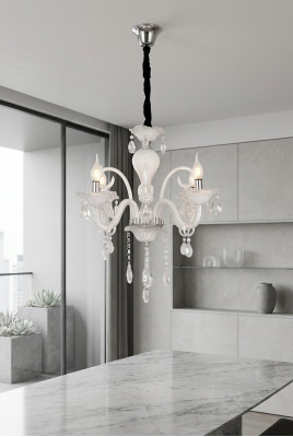 Deckenlampe Ein moderner white Pendelleuchte Wohnzimmer Luxus neu