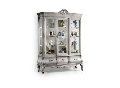 Holzvitrine Luxus Schrank Klassisches Sideboard Möbel Italienisch Schränke