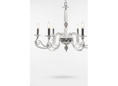 Luxus Transparent Deckenleuchter Deckenleuchter Kristall Kronleuchter Lampe