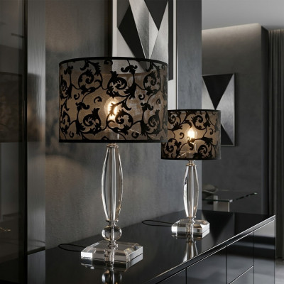 Tischleuchte Antik Stil Kronleuchte Tisch Lampe Kristall Lampen Lampe