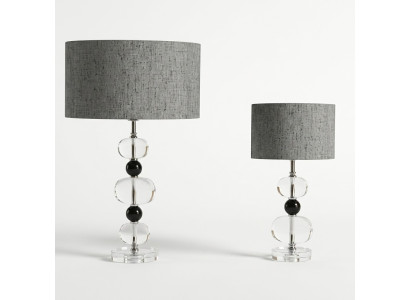 Stilvolle Tischlampe Graue Lampe Moderne Beleuchtung Tischlampe neu