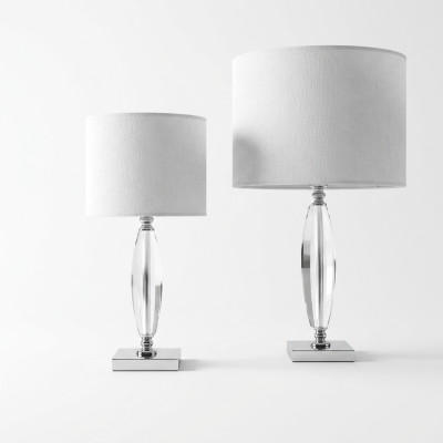 Tischlampe Kristallkronleuchter klassische Beleuchtung Tischbeleuchtung