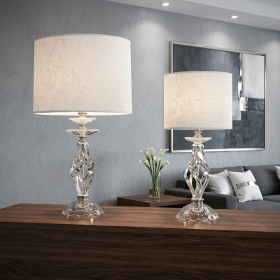 Tischleuchte Antik Stil Tisch Lampe Kristall Leuchte Lampen Leuchten Neu