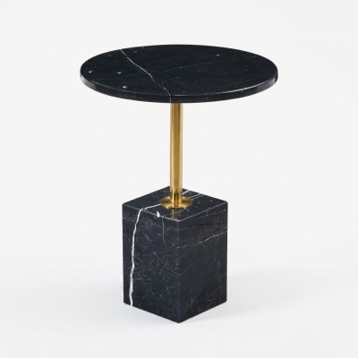 Rund Couchtisch Top Qualität Schwarz stilvolle Beistelltisch neu luxuriöse