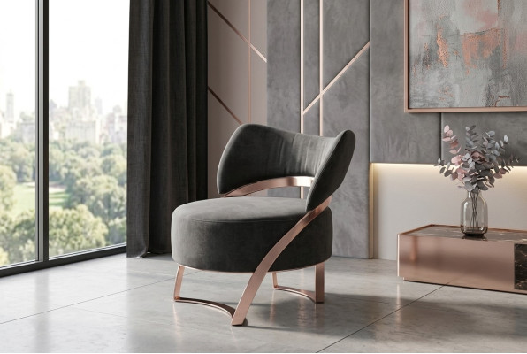Sessel Design Couch Relax Textil Lounge Luxus Fernseh Club Polster Sitzer