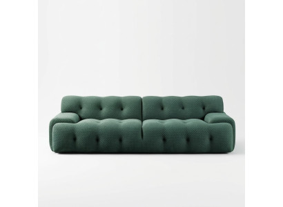 Design Sofa 2 Sitzer Relax Sofas Club Textil Polster Couch Stoff Couchen