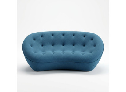 Sofa 3 Sitzer Couch Polster Sofas Couchen Wohnzimmer Design Textil Stoff
