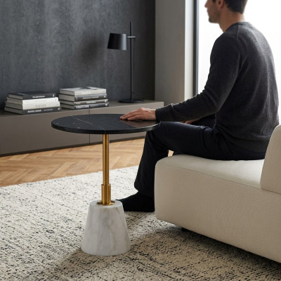 Runder Nebentisch Designer Couchtisch Kaffeetisch Wohnzimemr Möbel Neu