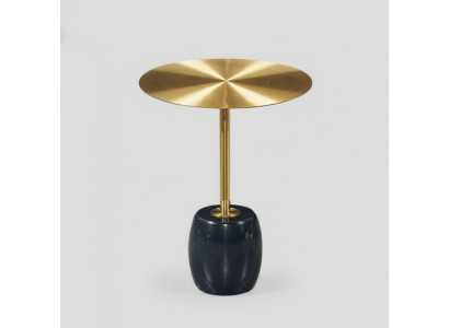 Gold-Schwarzer Couchtisch Designer Wohnzimmer Stilvolle Beistelltische