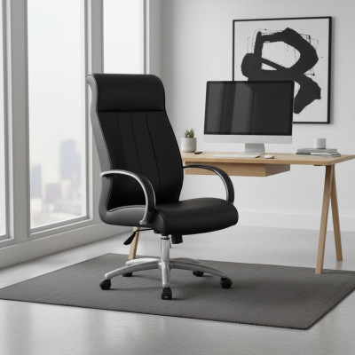 Chefsessel Sessel Kunstleder Polster Büro Stuhl Dreh Computer Stühle neu