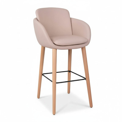 Barstuhl Barhocker Beige Kunstleder Design Barstühle Bar Hocker Stühle Hocker