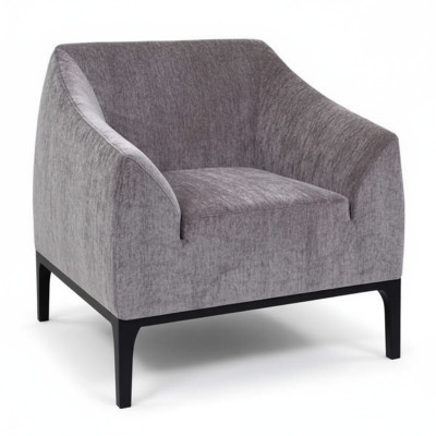 Grauer Wohnzimmer Sessel Polstersessel Einsitzer Moderner Relaxsessel