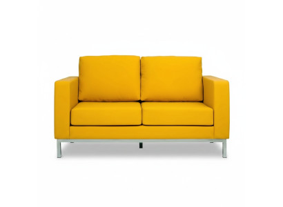 Kunstleder Couch Wohnlandschaft 2 Sitzer Design Modern Sofa Sofas Couche Neu