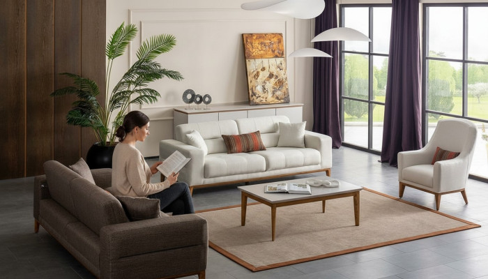 Sofagarnitur Sofa Luxus 2x Sofas 3 Sitzer Modern 1Sitzer 3tlg Modern Set
