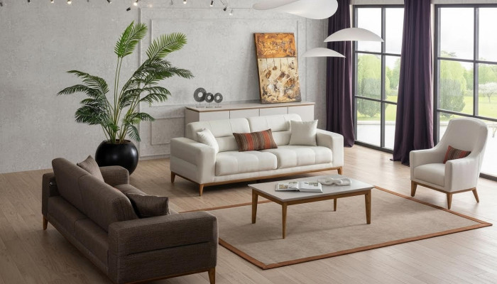 Sofagarnitur Sofa Luxus 2x Sofas 3 Sitzer Modern 1Sitzer 3tlg Modern Set