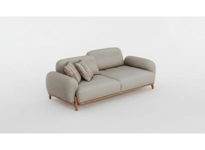 Weißer Chesterfield 3-Sitzer Luxuriöse Wohnzimmer Möbel Polster Sofas