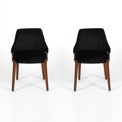 Esszimmer 2x Stühle Modern Holz Möbel Stühle Luxus Design Einrichtung Neu