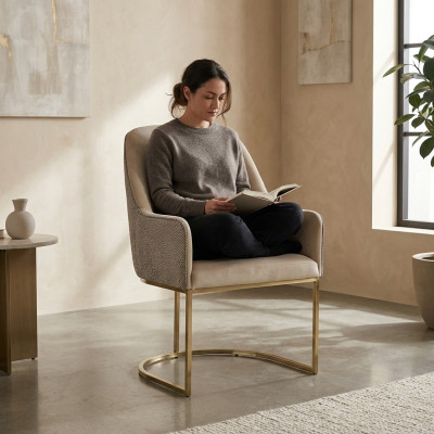 Weißer Polsterstuhl Esszimmerstuhl Küchenstühle Designer Sitzmöbel Neu
