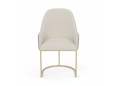 Weißer Polsterstuhl Esszimmerstuhl Küchenstühle Designer Sitzmöbel Neu