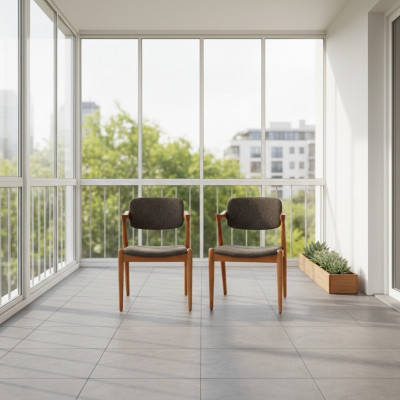 Luxus Esszimmer Möbel Designer 4x Stühle Neu Einrichtung Grau Modern Stühle