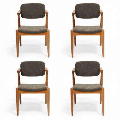 Luxus Esszimmer Möbel Designer 4x Stühle Neu Einrichtung Grau Modern Stühle