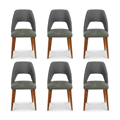 Stuhl Designer 6x Stühle Holzstuhl Esszimmerstuhl Luxus Holz Neu Möbel Neu