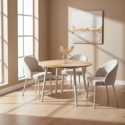 Esszimmerstuhl Weiß 4x Stühle Esszimmer Modern Stuhle Holz Design neu