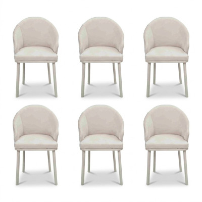 Esszimmerstuhl Weiß 6x Stühle Esszimmer Modern Stuhle Holz Design neu